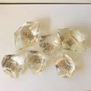 Large Clear Gem Shaped Decor